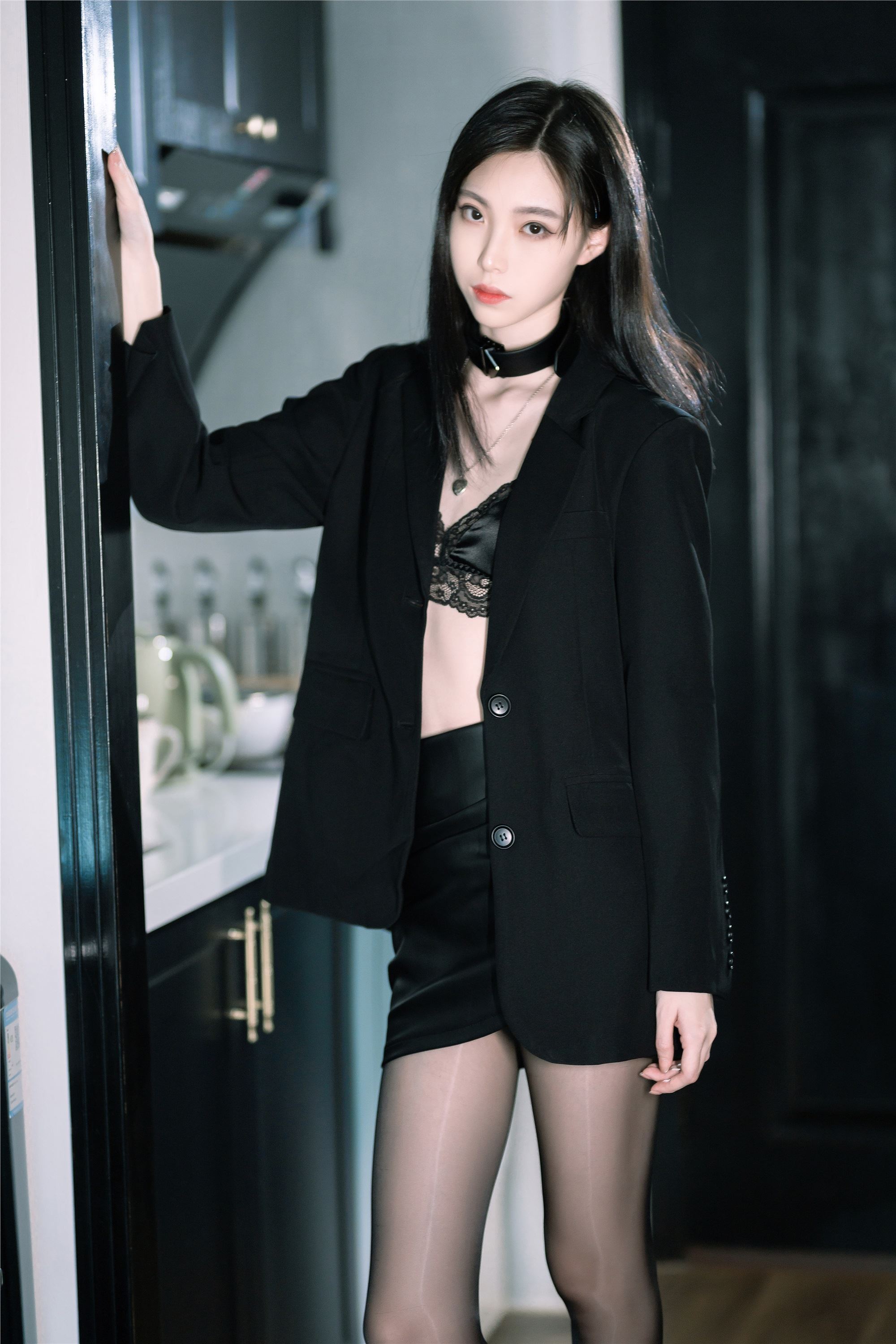 许岚LAN – NO.018 黑丝西装